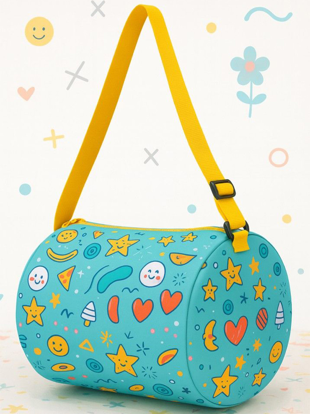 Bagvillaa Women Abstract Printed Duffel Bag