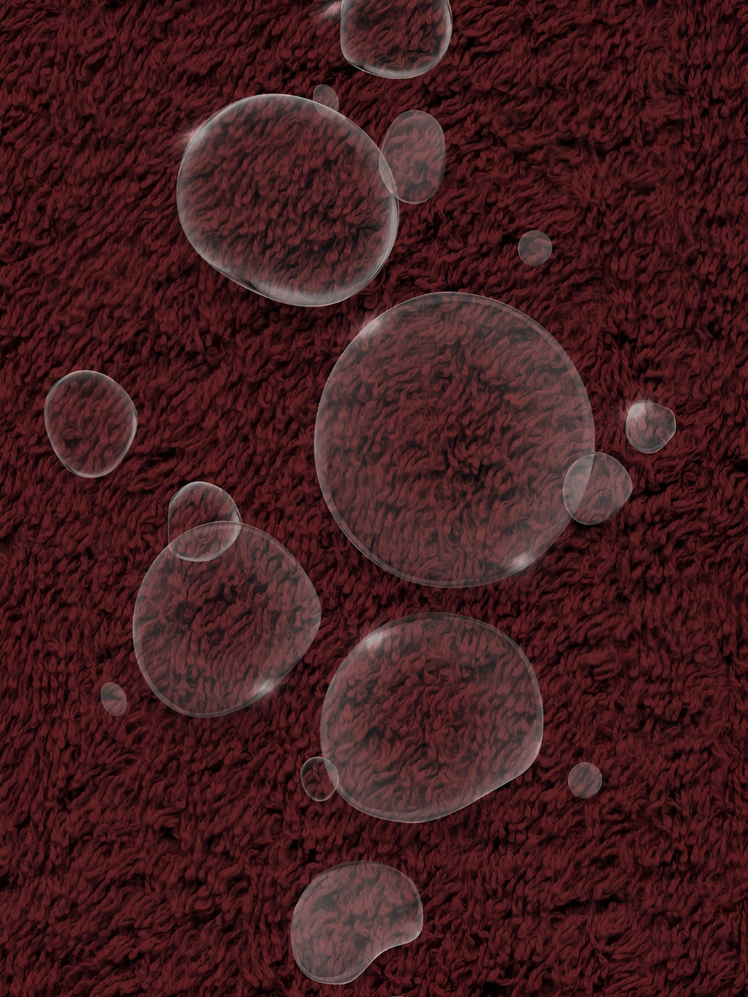 LUXURIOUS HOMES Maroon Water Resistant King Size Mattress Protector