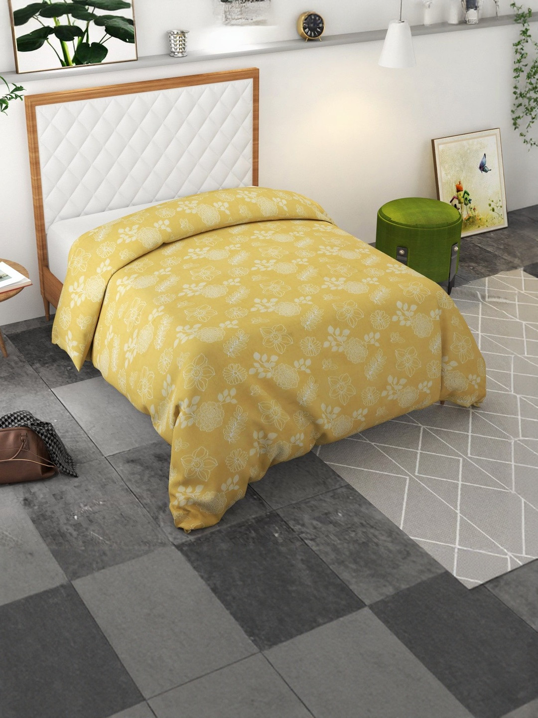 TINDLER KNOTS 140 GSM Soft Cotton Duvet Cover With Zipper