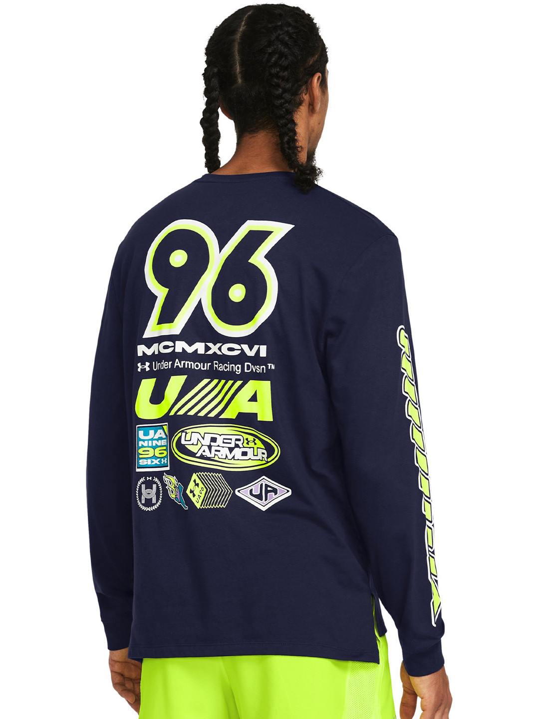 UNDER ARMOUR UA Run Anywhere Ls Typography Printed Long Sleeves T-Shirt