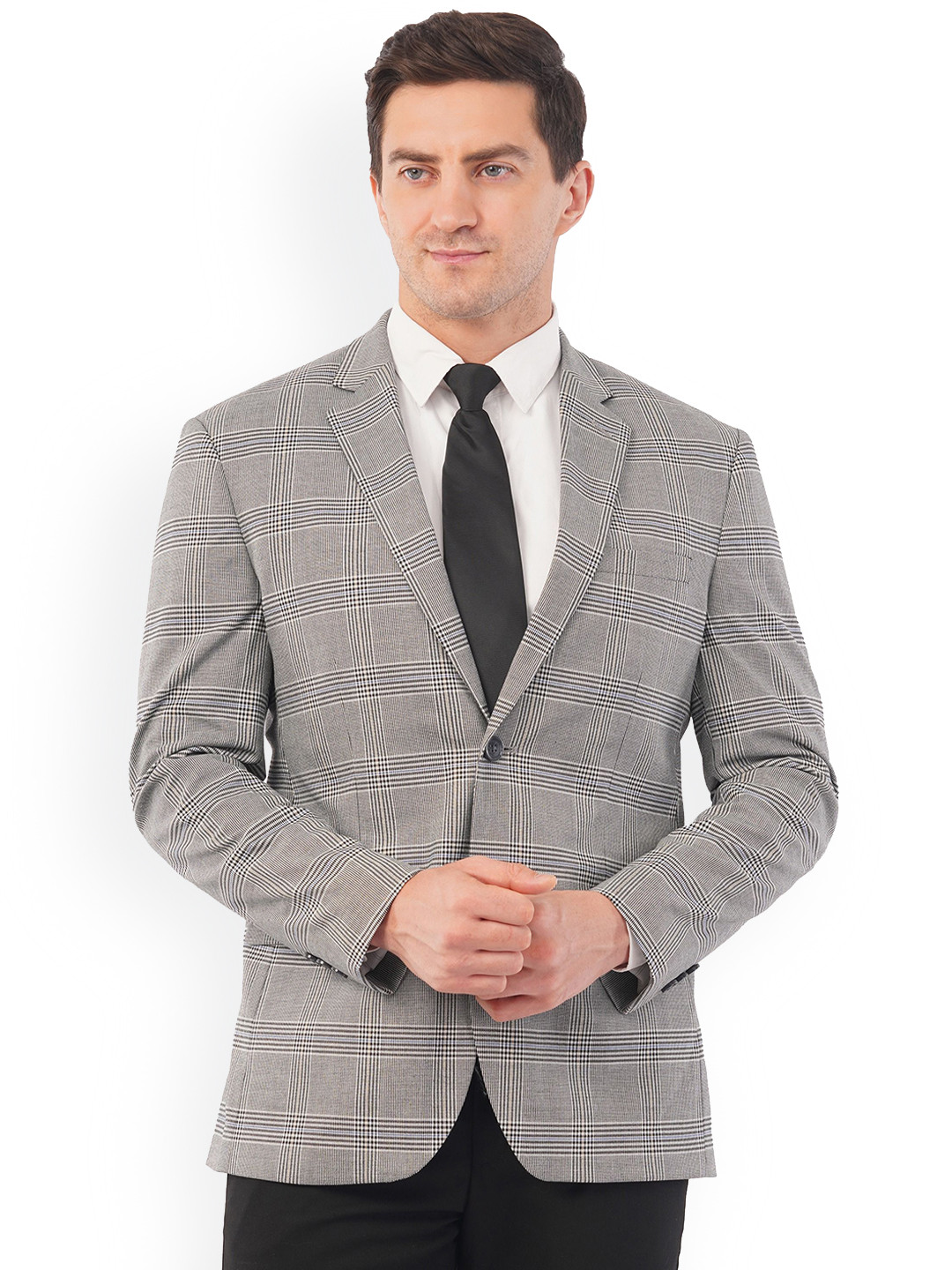 Integration Premium Stretchable Fully Lined Slim-Fit Formal Business Blazer