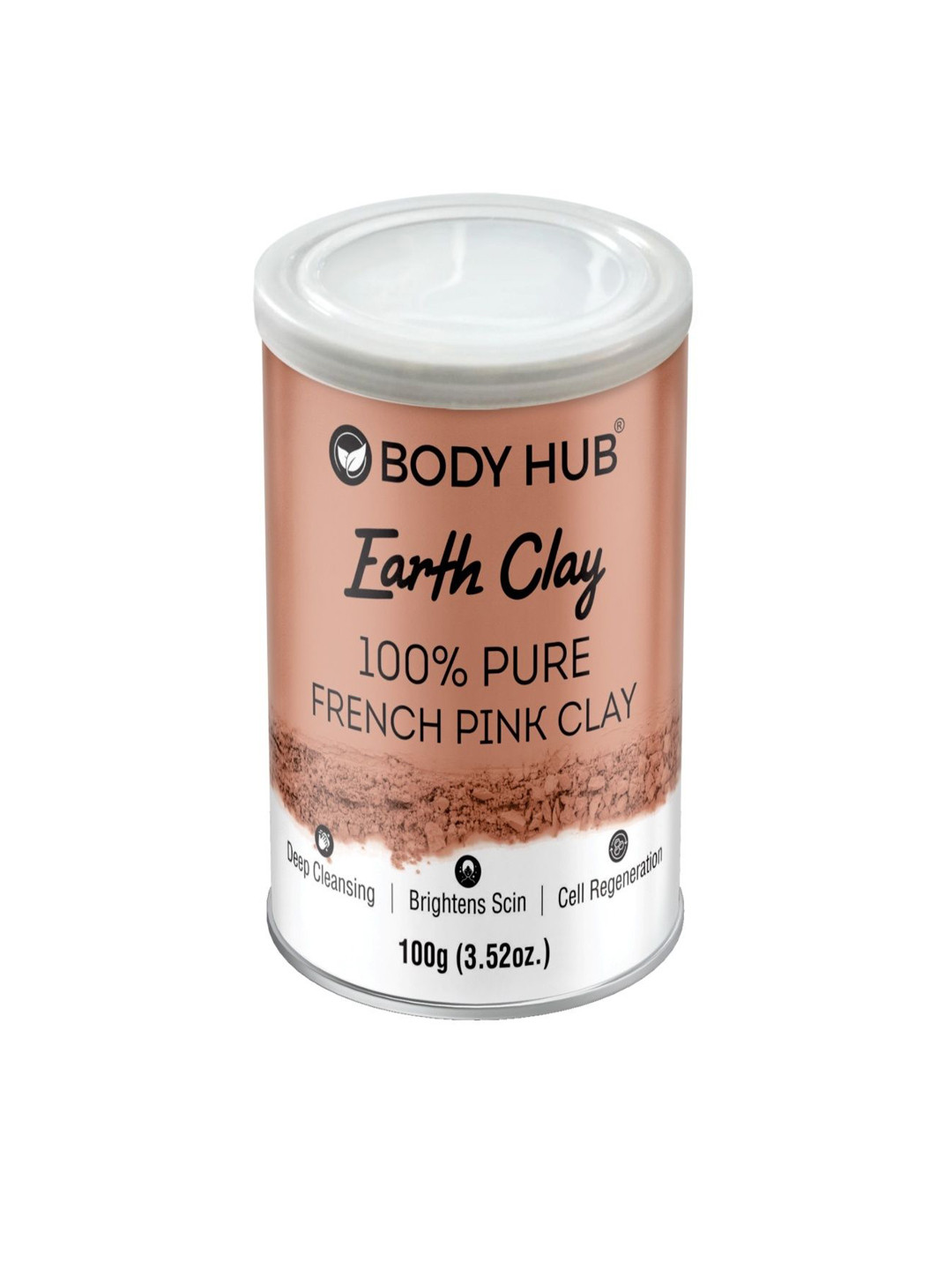 Bodyhub Earth Clay 100% Pure French Pink Clay - 100 g