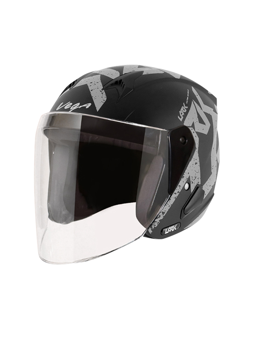 VEGA Lark Victor ISI Certified Lightweight Open Face Helmet for Men and Women
