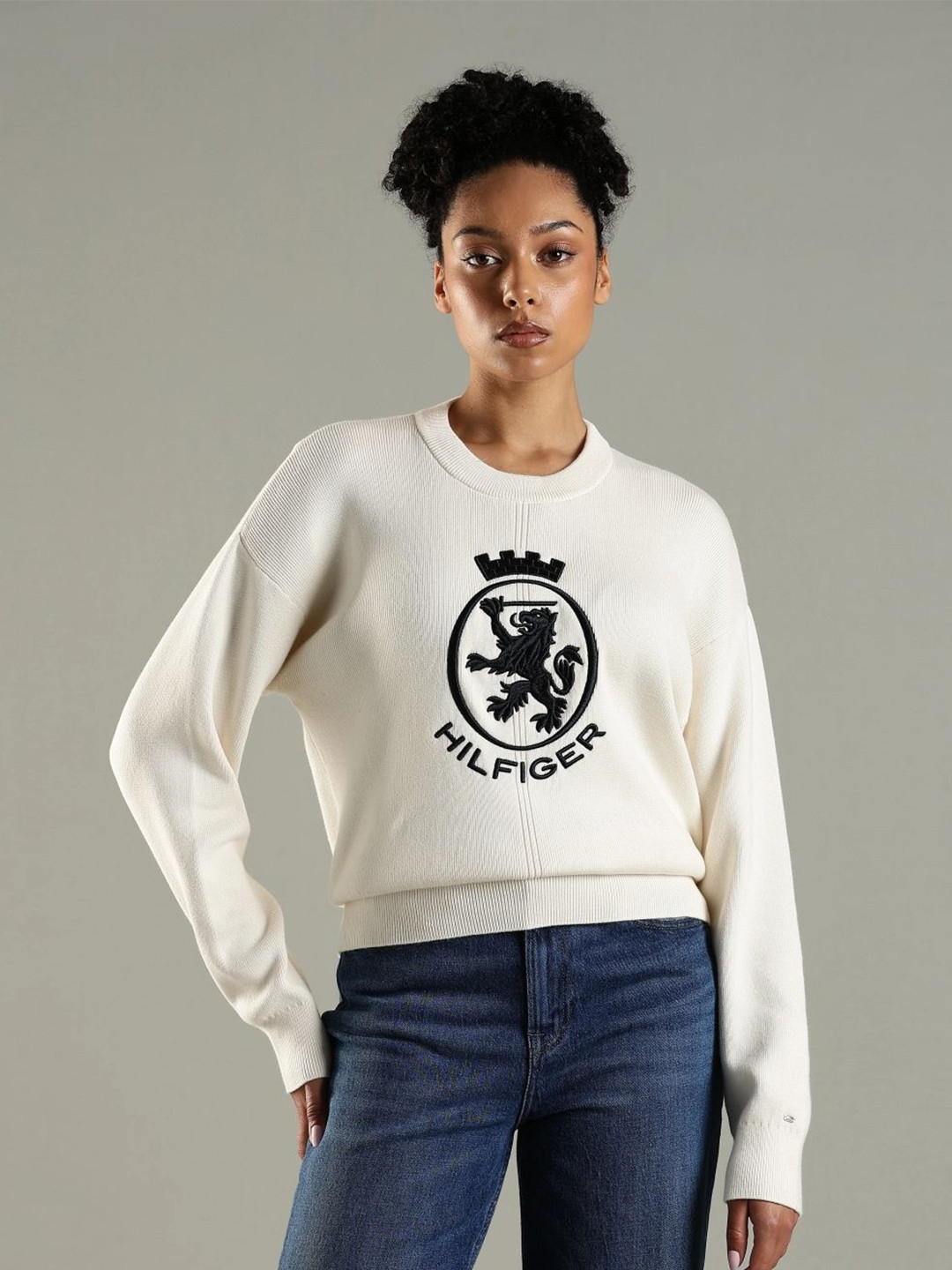 Tommy Hilfiger Crew Neck Organic Cotton Regular Fit Sweater