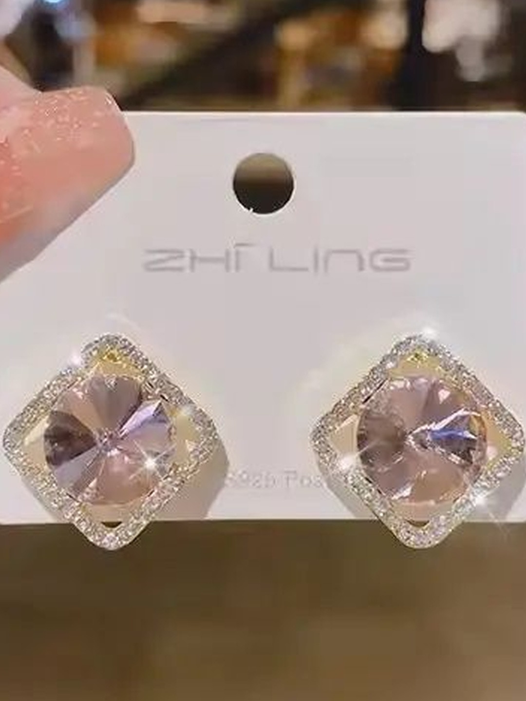 CIKIT Women Geometric Shape Studs Earrings