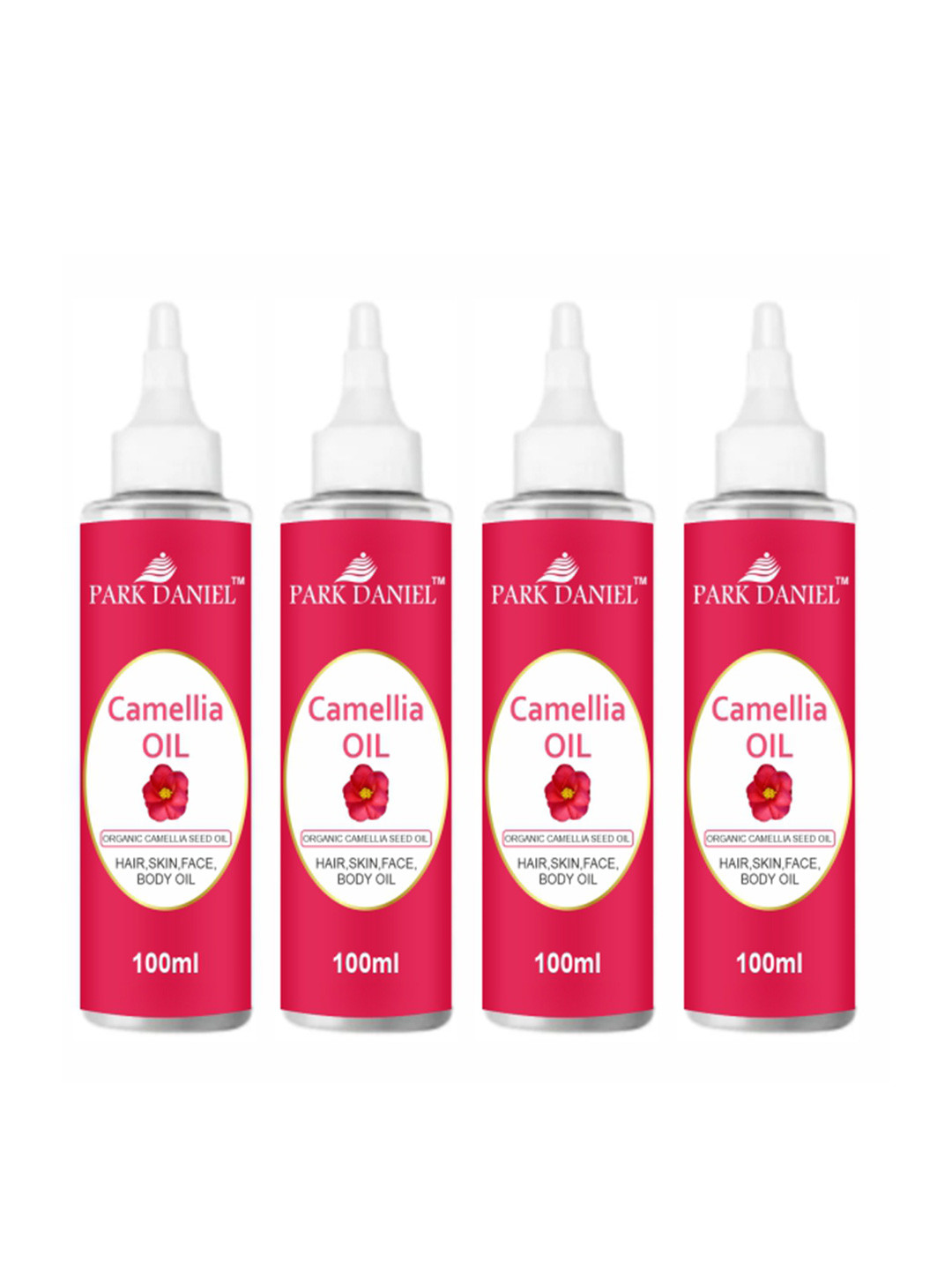 Park Daniel Set Of 4 Japenese Camellia Oil For Hair & Skin - 100 ml Each