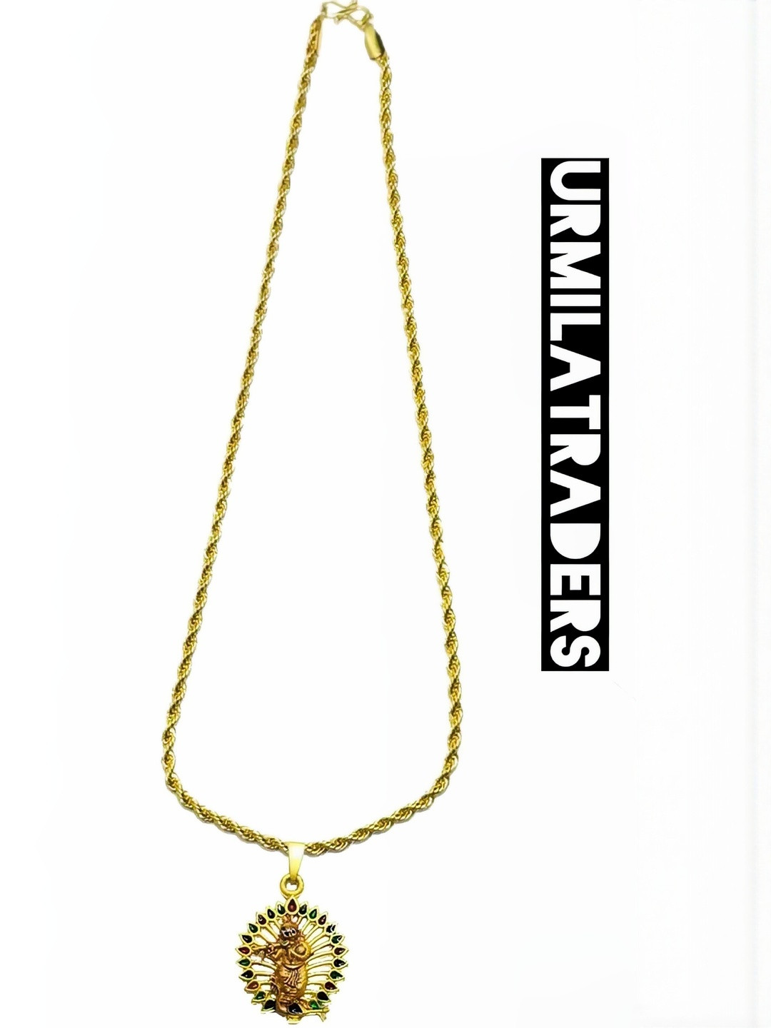 Basukiya Unisex Shri Krishna Alloy Chain