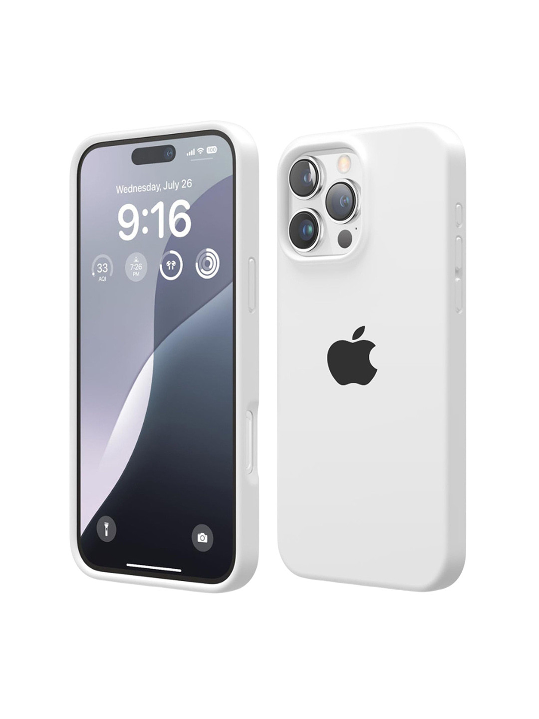 INNOPACE Unisex iPhone 16 Pro Max Solid Drop Protection Back Case