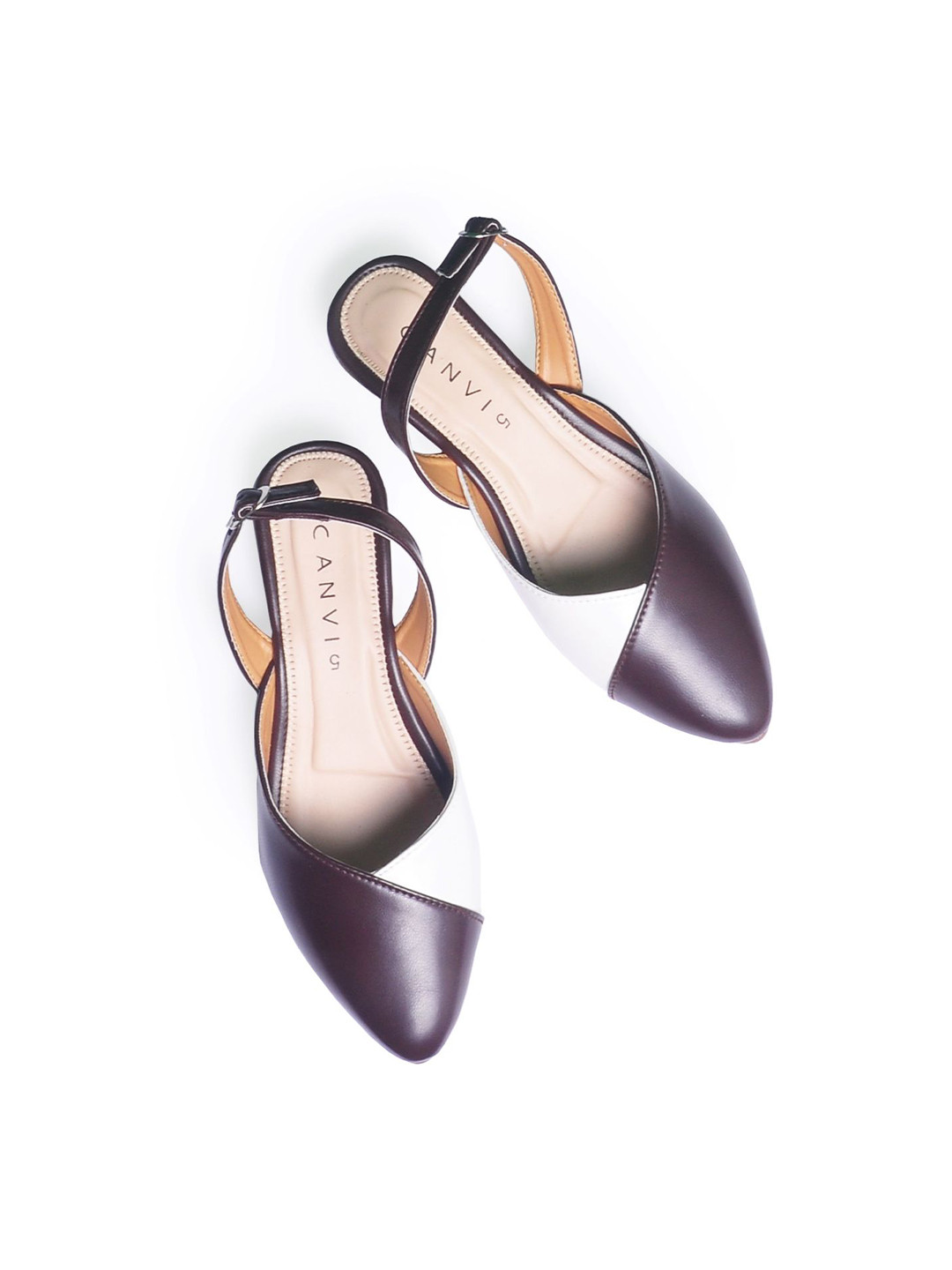 CANVI - TAKE CHANGE TO MAKE CHANGE Women Colourblocked Pointed Toe Flats
