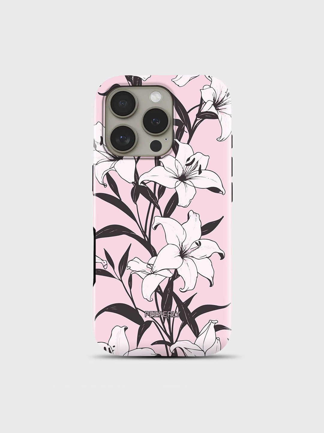 PEEPERLY Botanic Flora Floral Printed iPhone 13 Pro Max Back Case Mobile Accessories