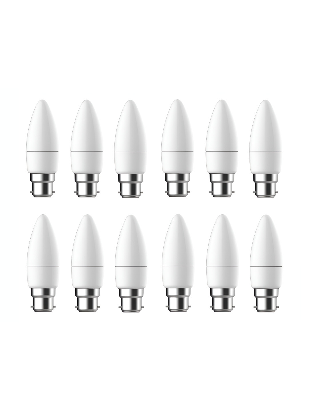 NIPSER White & Silver-Toned 12 Pieces 5 Watt Eye Comfort Electrical LED Light Bulbs