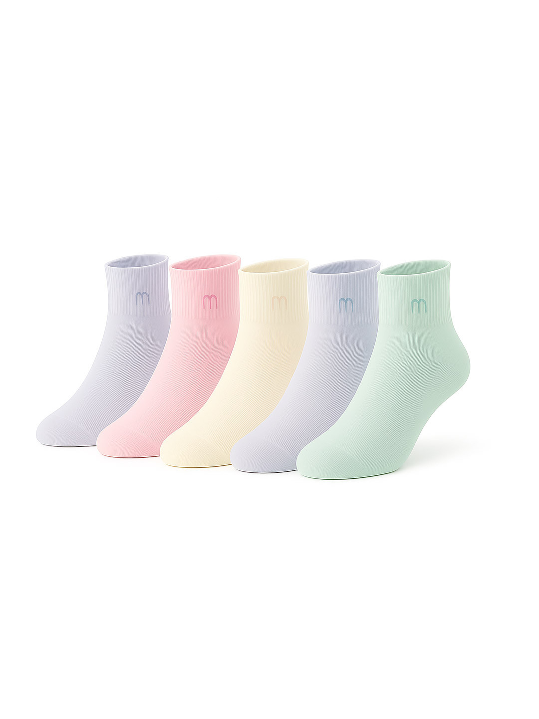 MENLEE Pack Of 5 Cotton Ankle Length Socks