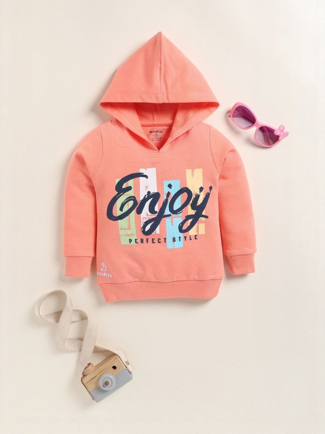 Biskid Kids-Girls Cotton Printed Sweatshirts
