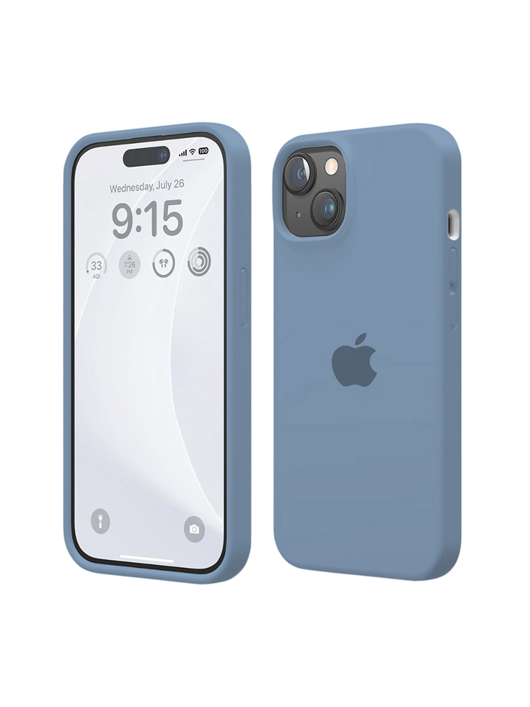 INNOPACE Silicone iPhone 12 Back Case