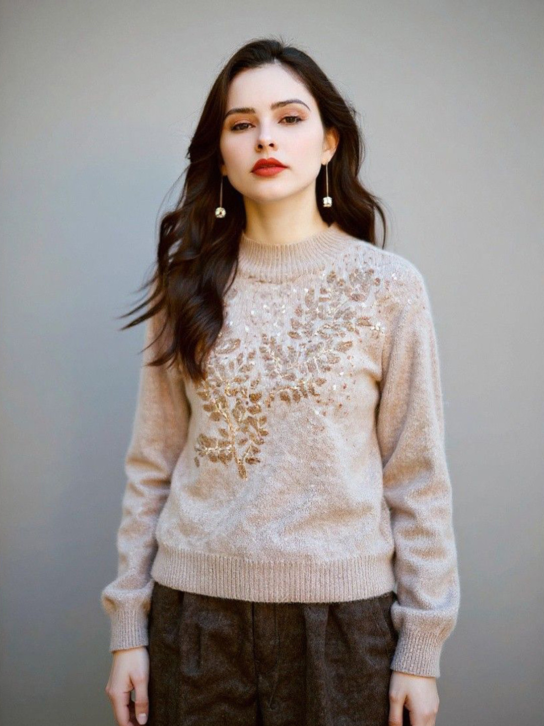 Mast & Harbour Women Printed Pullover