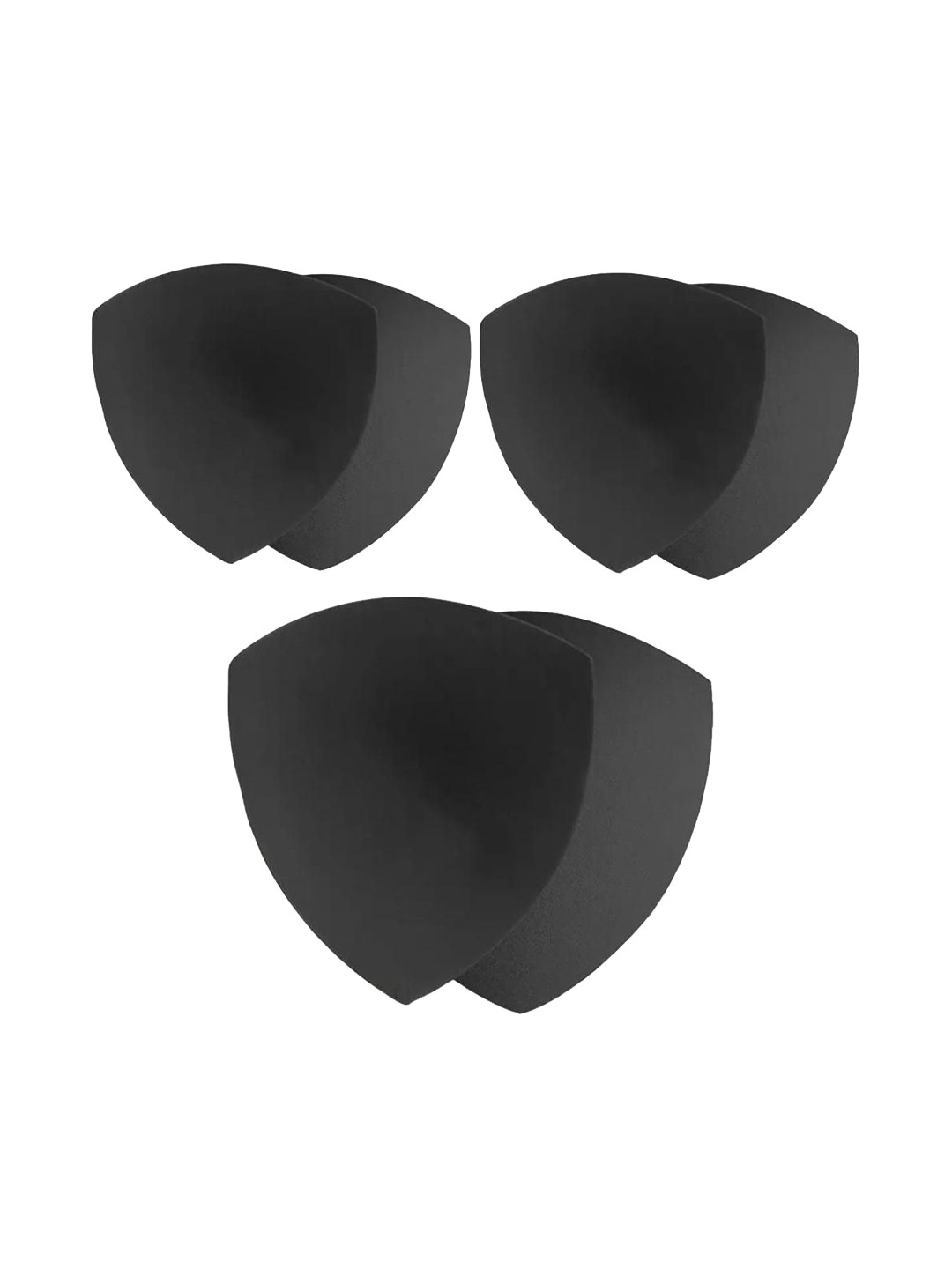 HOT BEES Set Of 3 All Day Comfort Stick-On Triangle Breast Enhancer Insert Bra Pads