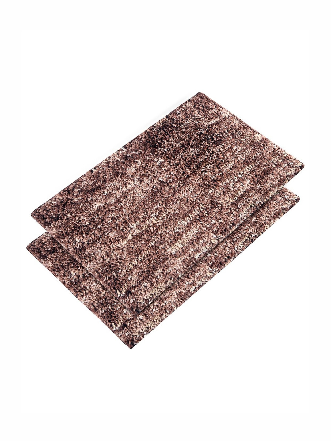 HOMESTIC Brown 2 Pieces Lexus-Designed Ultra Absorbent Stain Resistant Quick Dry Doormats