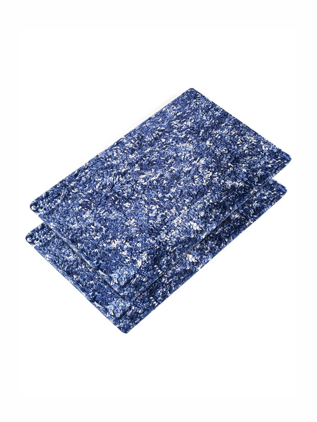 HOMESTIC 2 Pcs Blue Lexus-Designed Ultra Absorbent Stain Resistant Quick Dry Doormats
