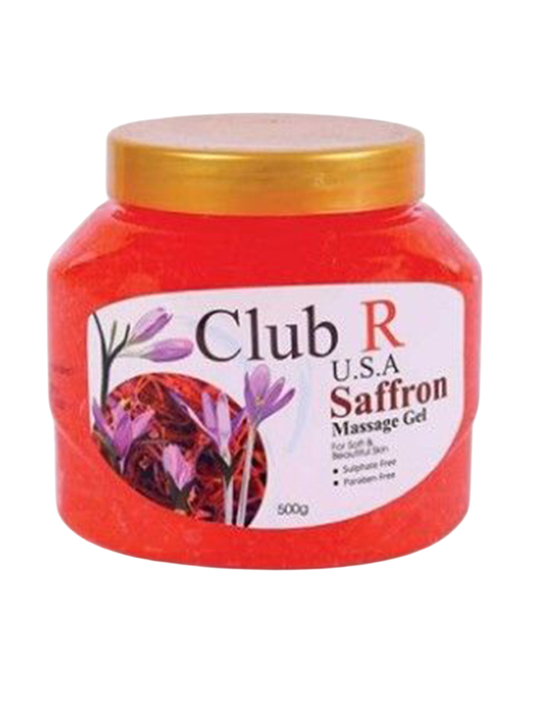 CLUB R USA Saffron Massage Gel For Deep Hydration - 500 g