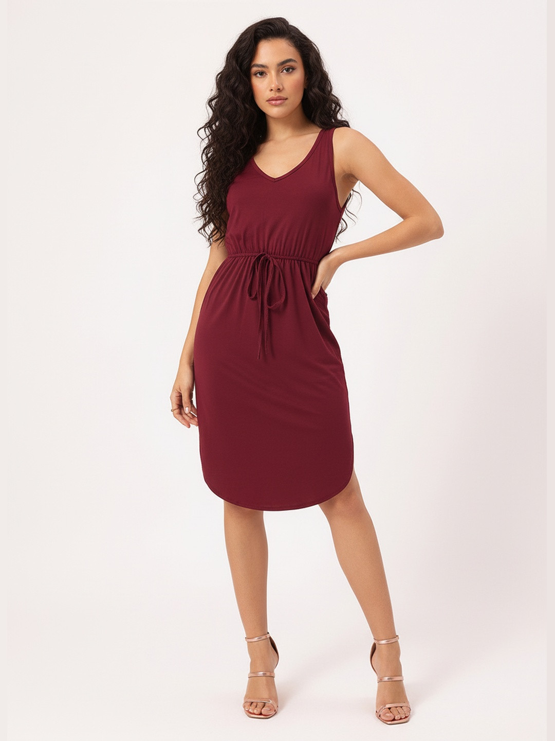 DressBerry Streetwear Staple Cinched Waist A-Line Dress