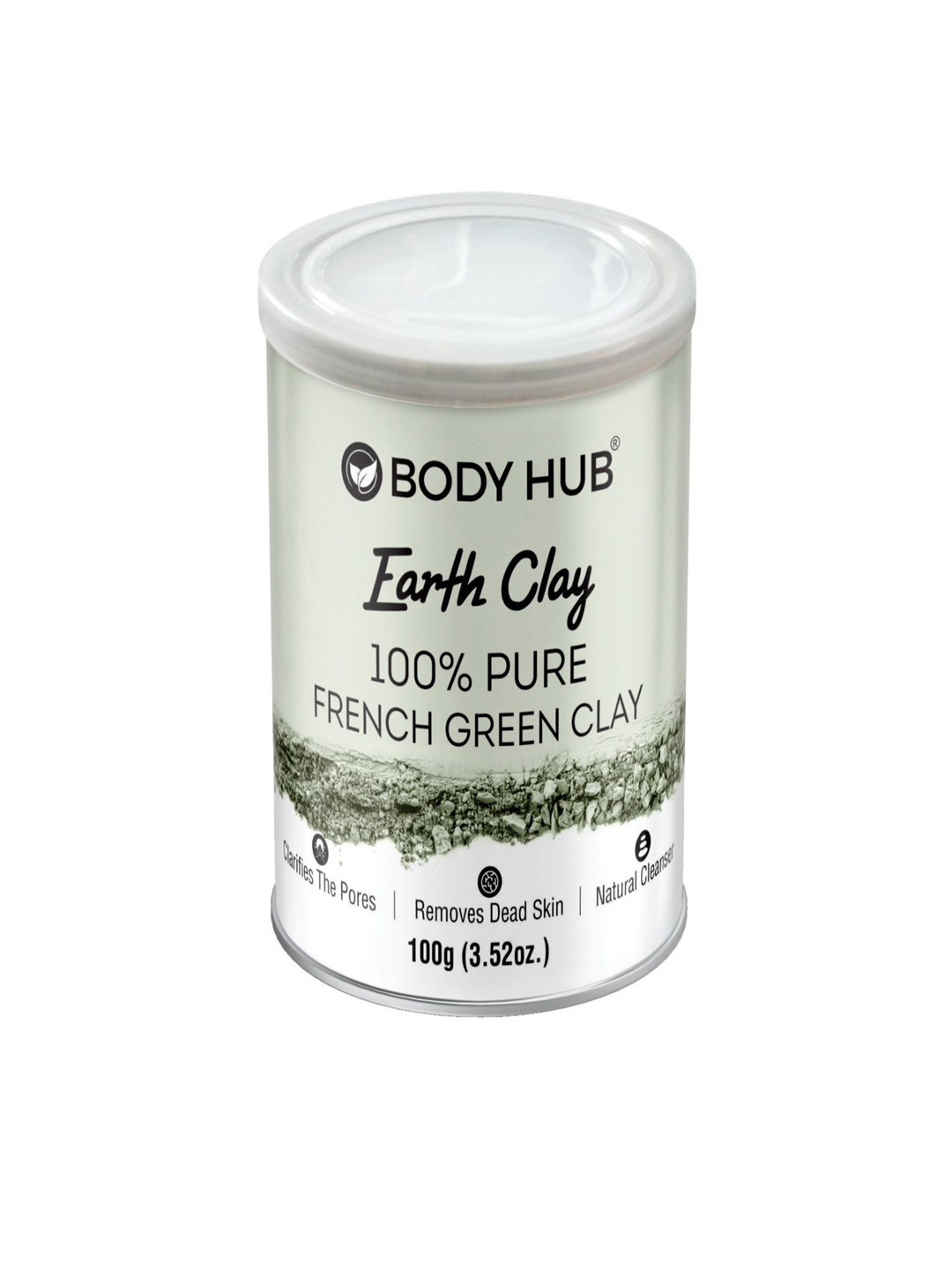 Bodyhub Earth Clay 100% Pure French Green Clay - 100 g