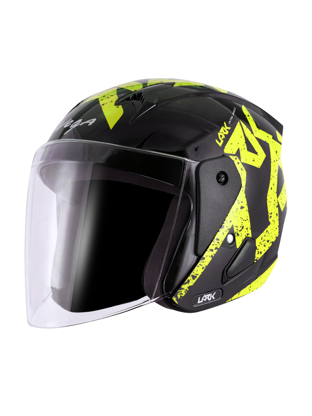 VEGA Unisex Lark Victor ISI Certified Lightweight Open Face Helmet - M