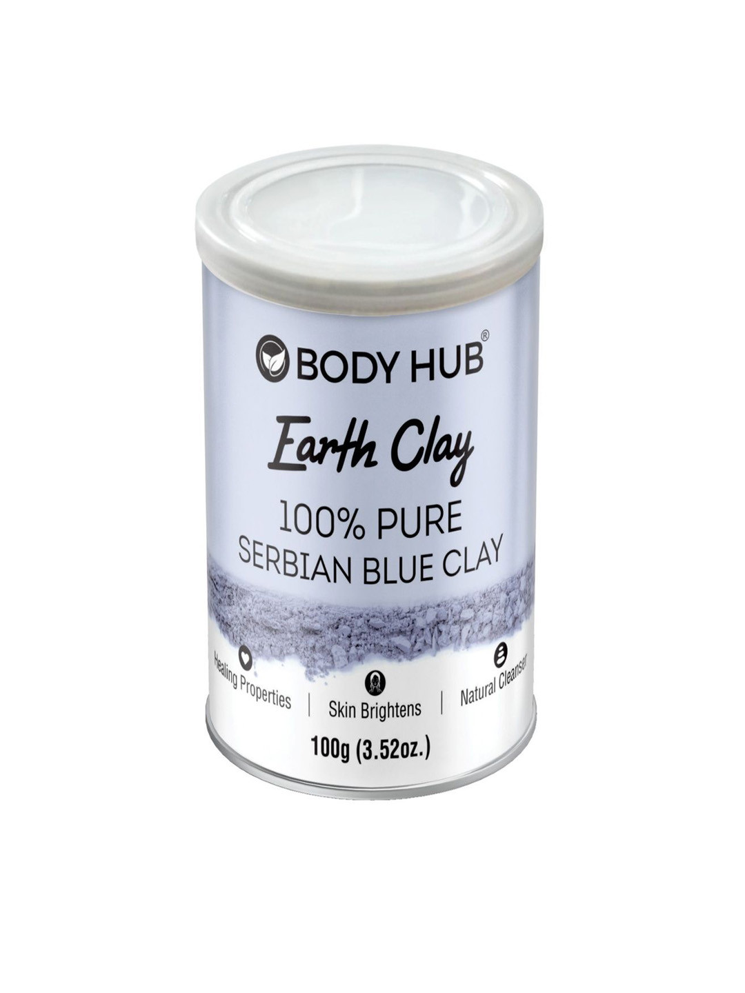 Bodyhub Earth Clay 100% Pure Serbian Blue Clay - 100 g