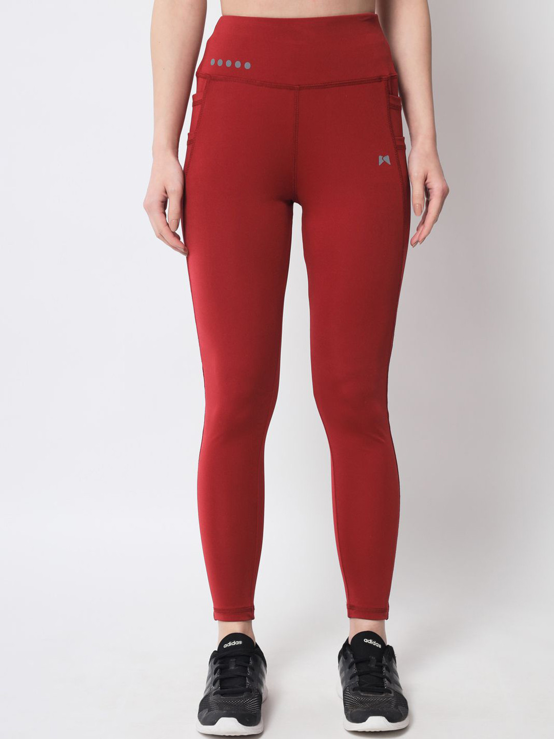 MUSCLE TORQUE Bone-Dry Five Pocket High Rise Workout Ankle Length Tights