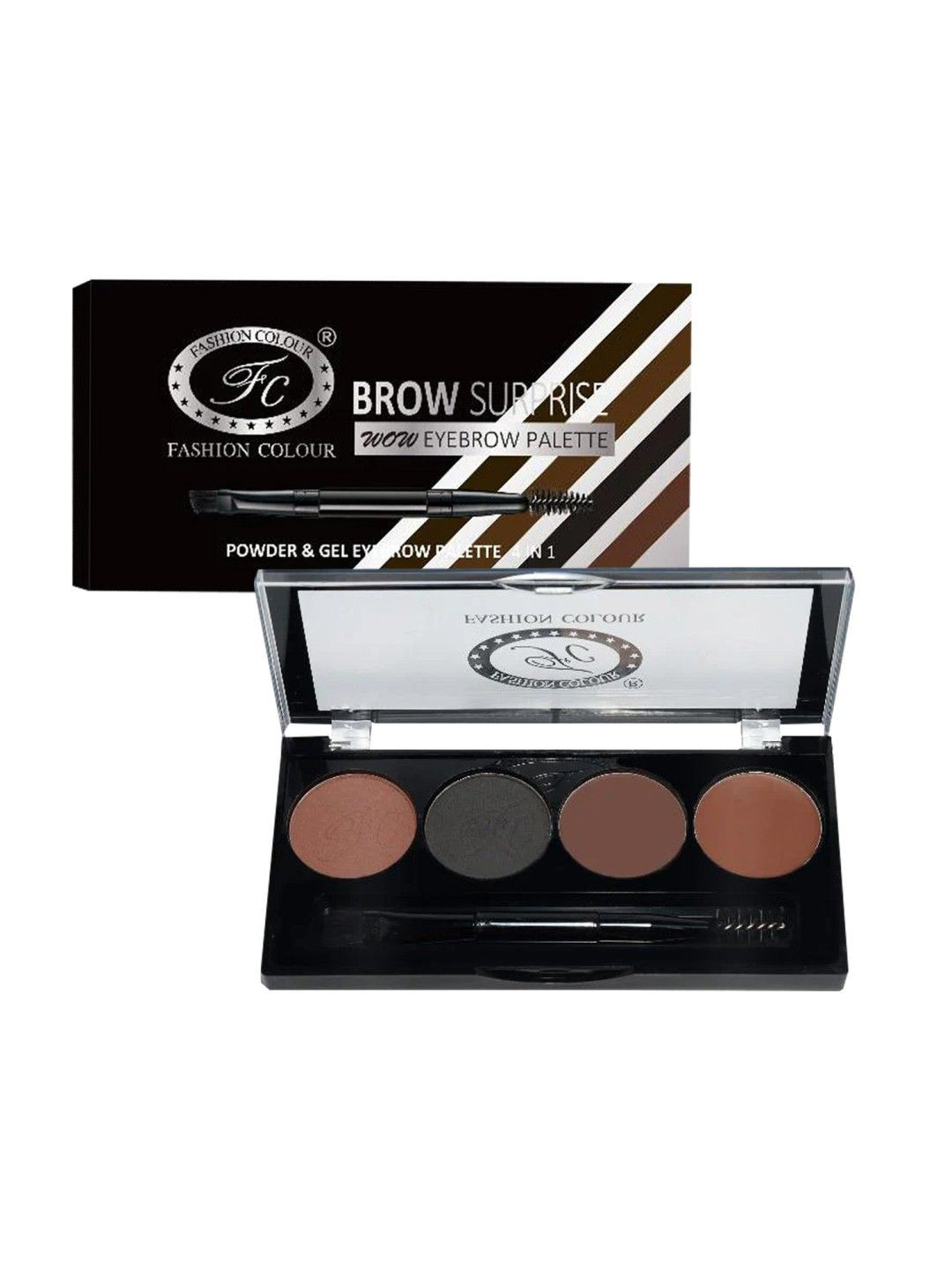 Fashion Colour 4 In 1 Brow Surprise Eyebrow Palette - FES06