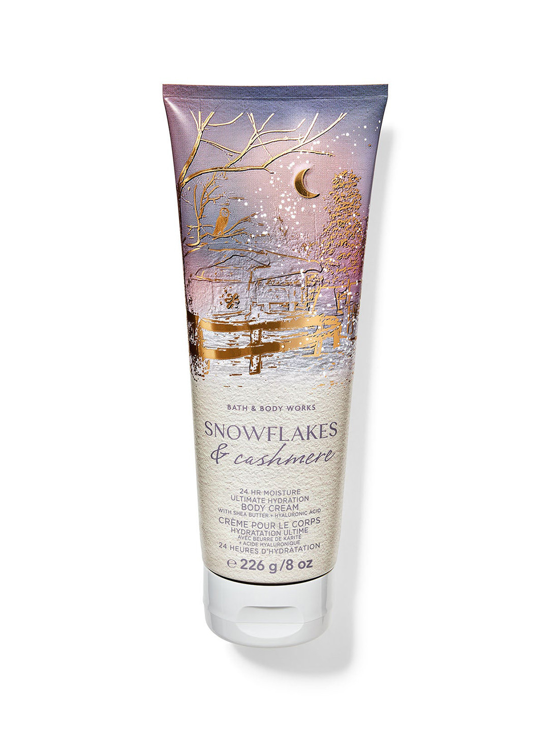 Bath & Body Works Snowflakes & Cashmere Ultimate Hydration Body Cream with Shea - 226 g