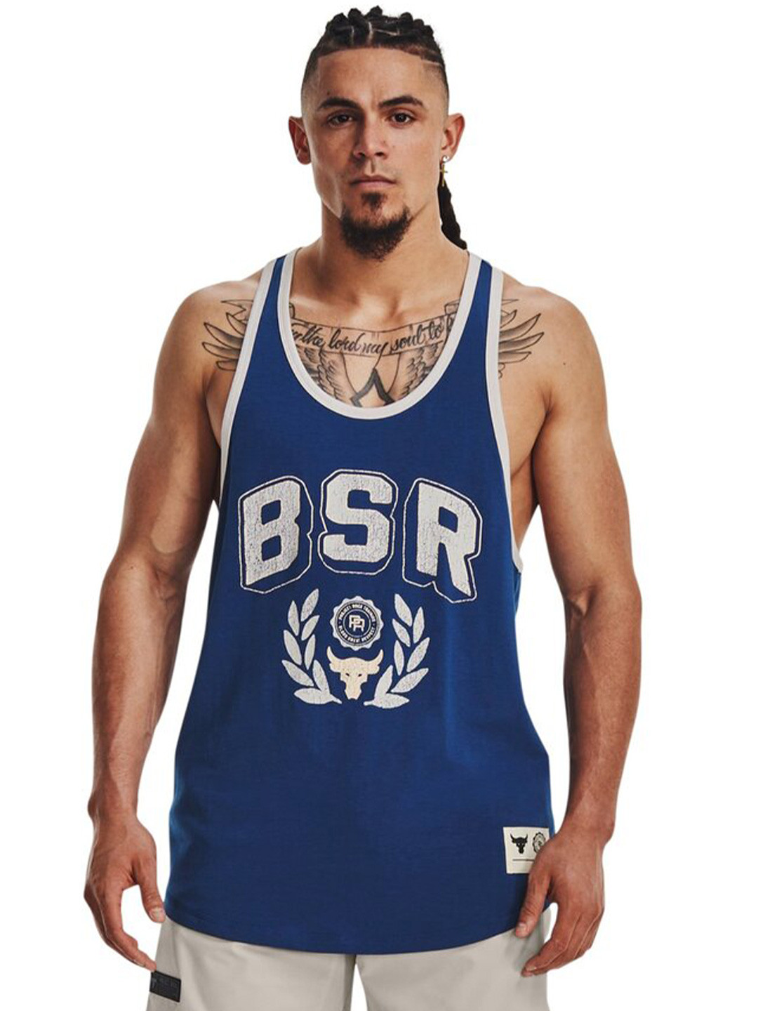 UNDER ARMOUR  Project Rock Men Printed Tank T-shirt