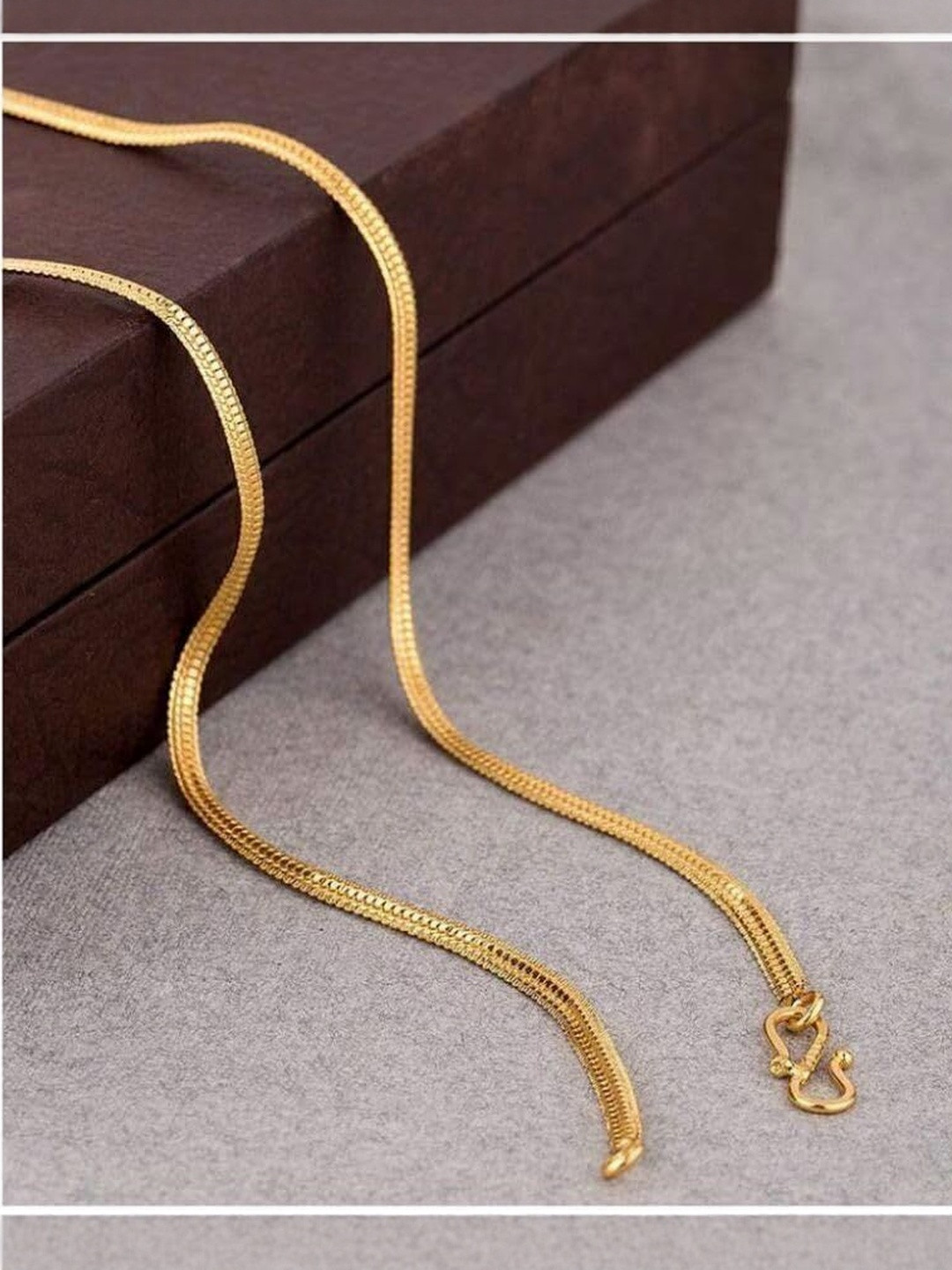 Cyan spritual Unisex Stainless Steel Minimal Link Chains