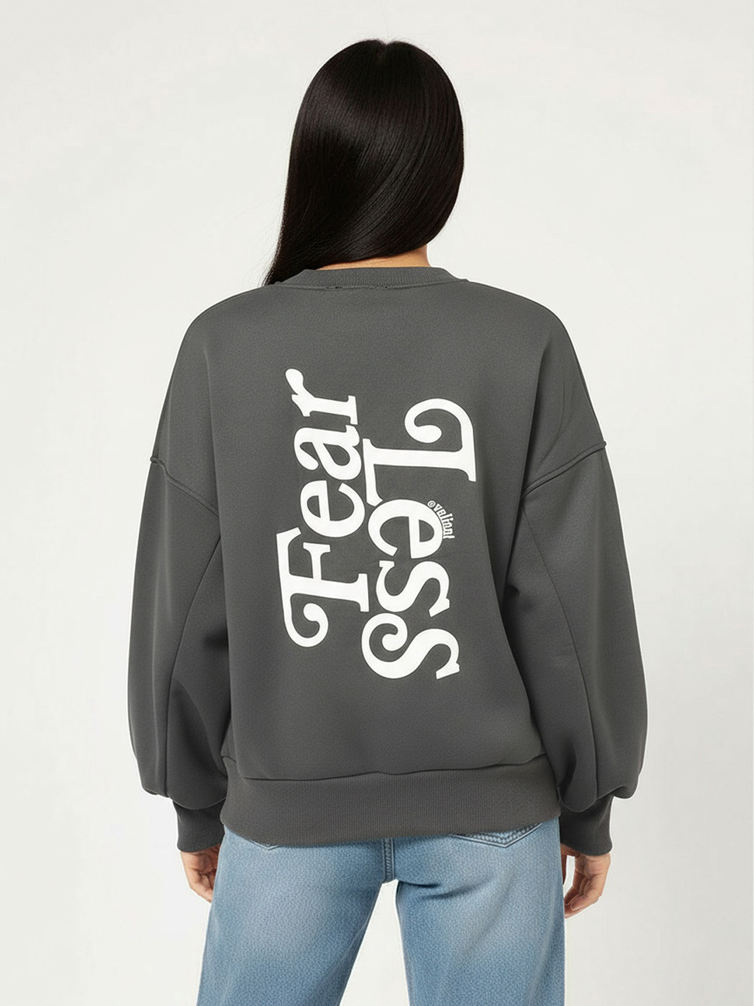 DressBerry Urban Chic Printed Oversized Sweatshirt