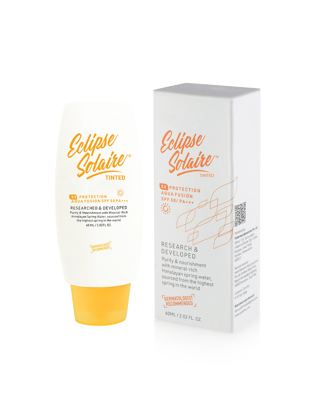 Eclipse Solaire 5X Protection Aqua Fusion Sunscreen SPF50 PA+++ - 60 ml