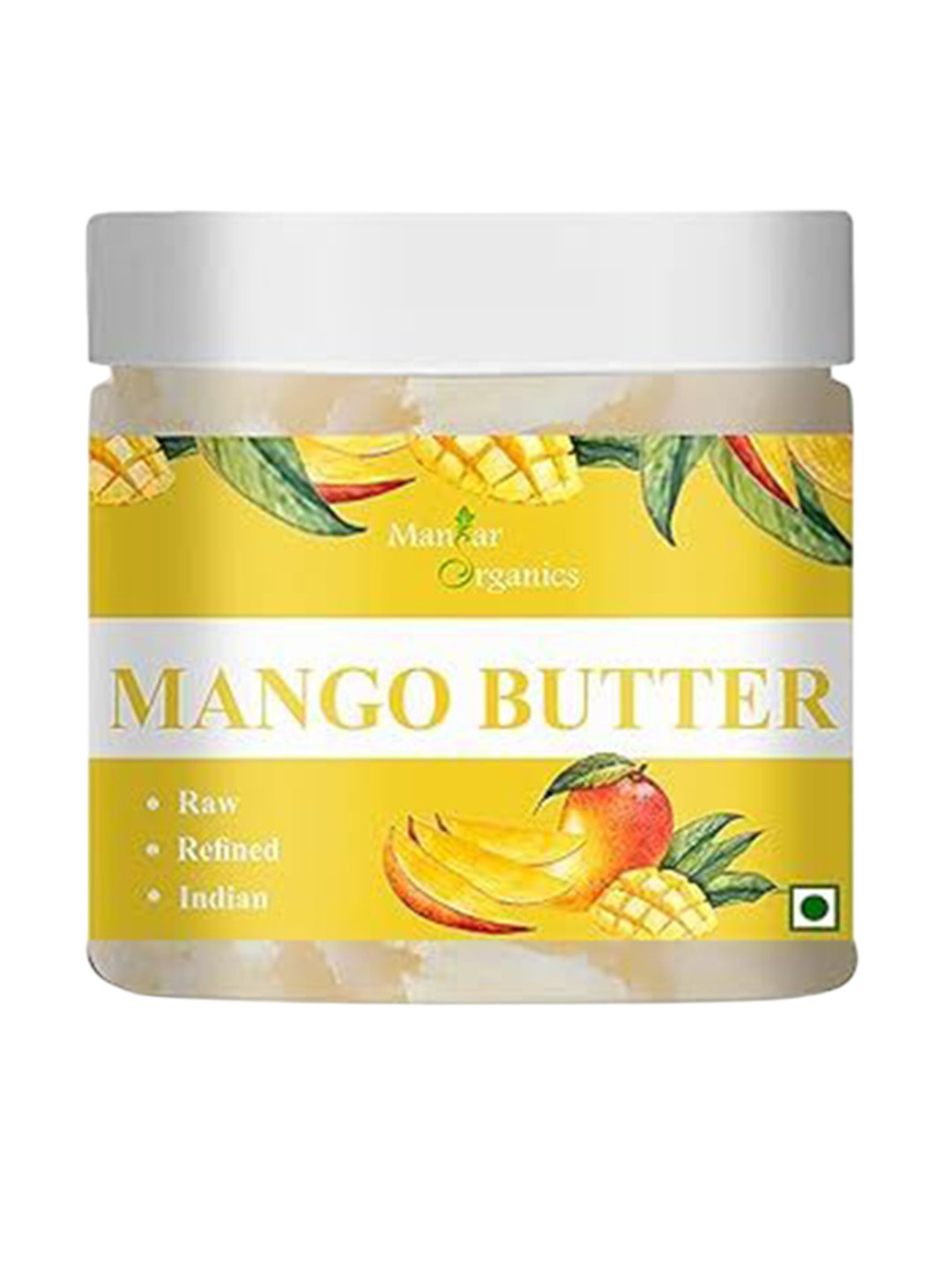 ManHar Organics Raw Mango Butter For Moisturized Skin & Hair - 125 g