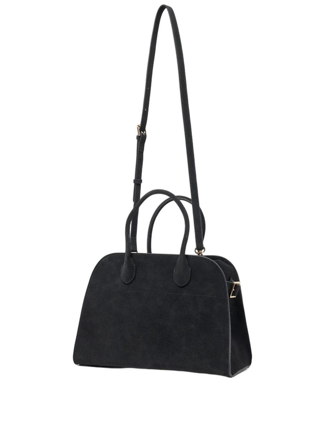 Forever New Lacey Faux Suede Bowler Bag