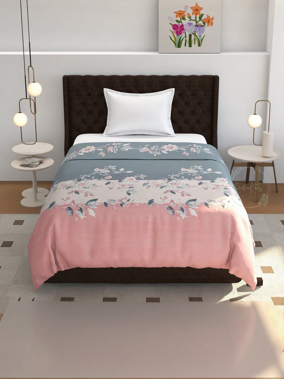 TINDLER KNOTS Unisex 140 GSM Cotton Duvet Cover