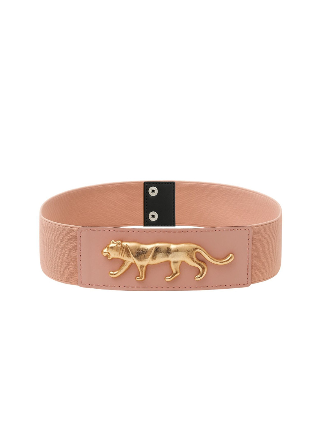 Niddleman Women Belt With Gold Panther Buckle