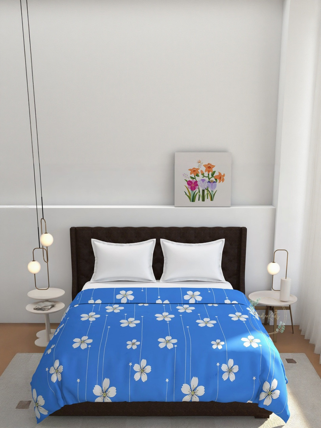 TINDLER KNOTS 280TC Cotton Double Size Duvets with Zip