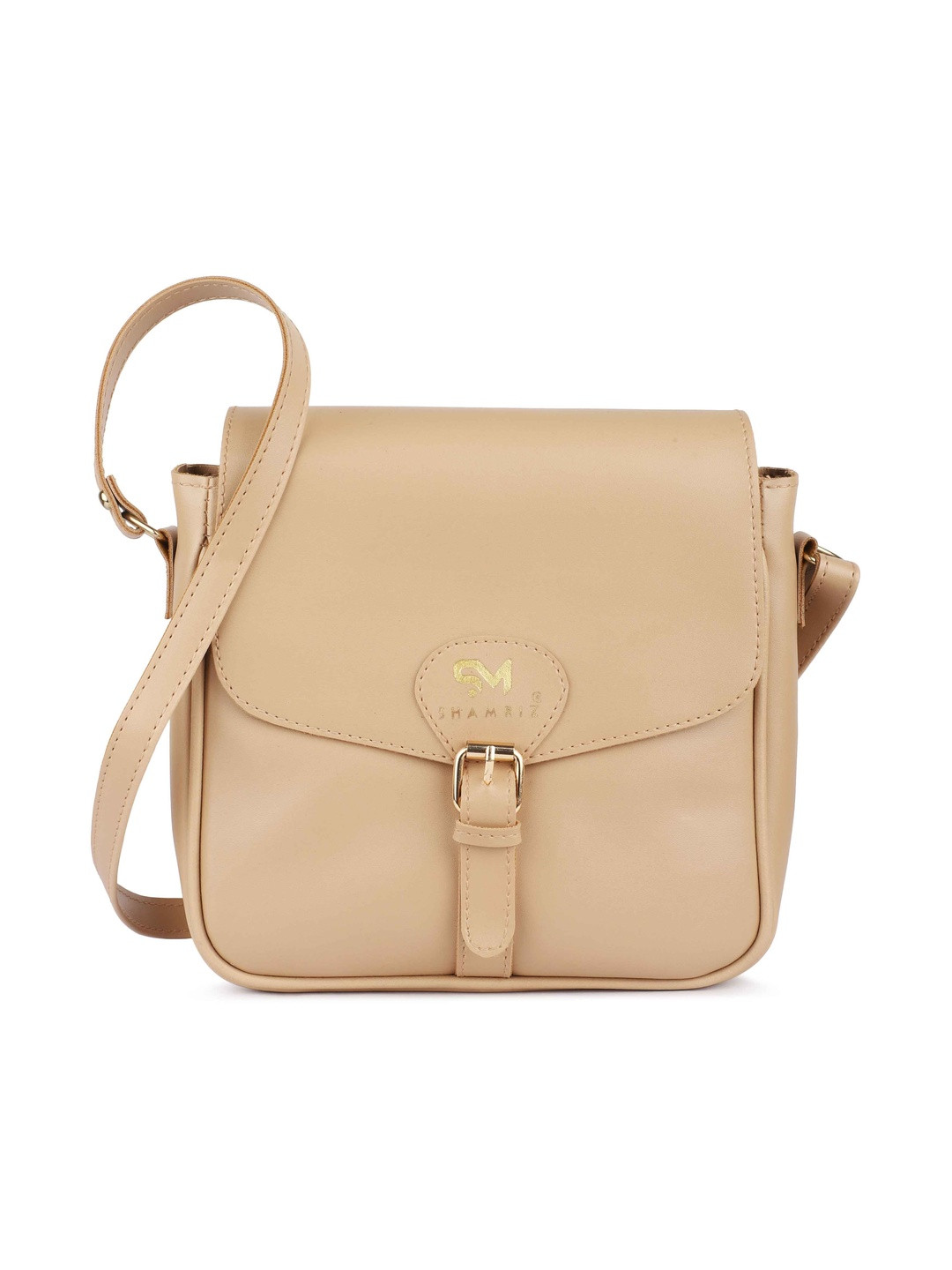 SHAMRIZ PU Structured Sling Bag
