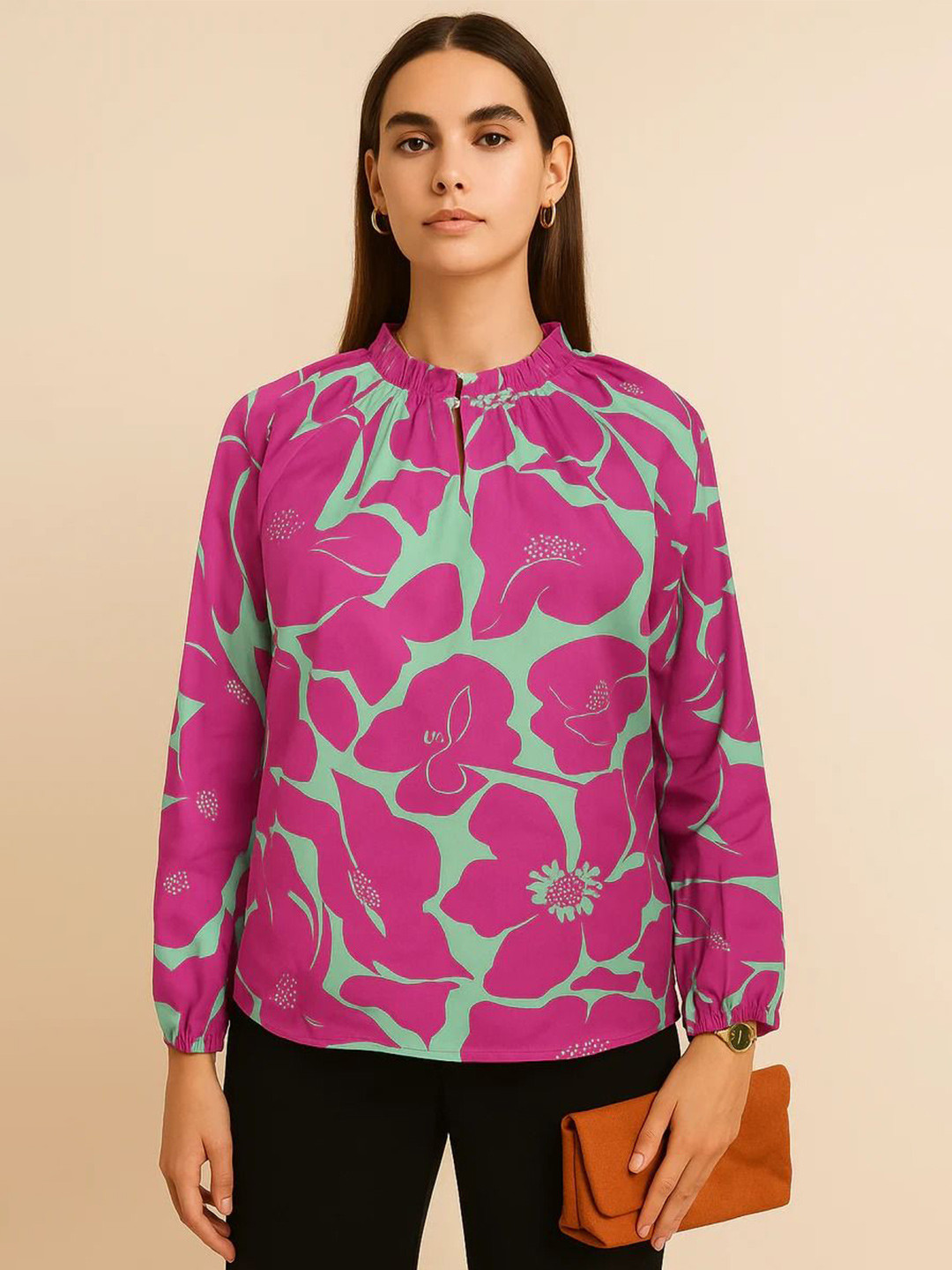 Mast & Harbour Women Floral Print Tops