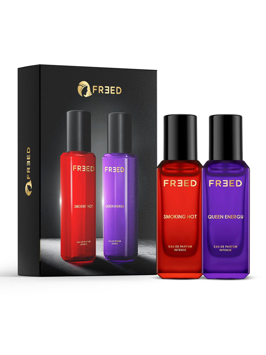 FREED Women Set of Smoking Hot & Queen Energy Eau De Parfum - 20 ml each