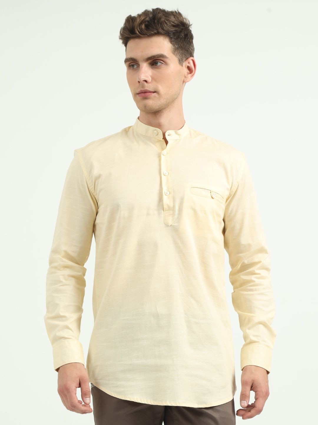 VROJASS Men Mirror Work Kurta