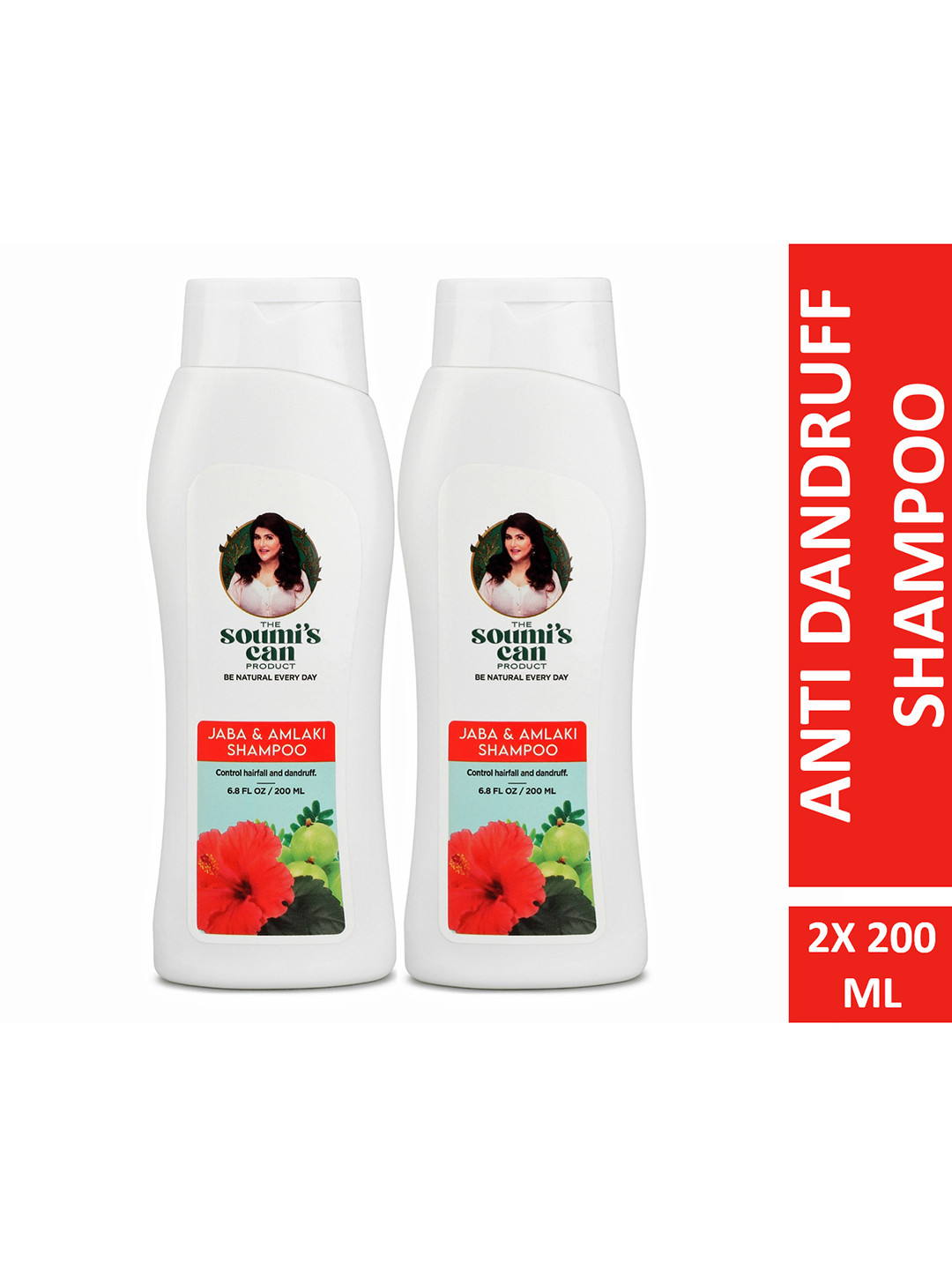 THE SOUMI'S CAN PRODUCT Set of 2 Jaba & Amlaki Shampoo - 200ml Each