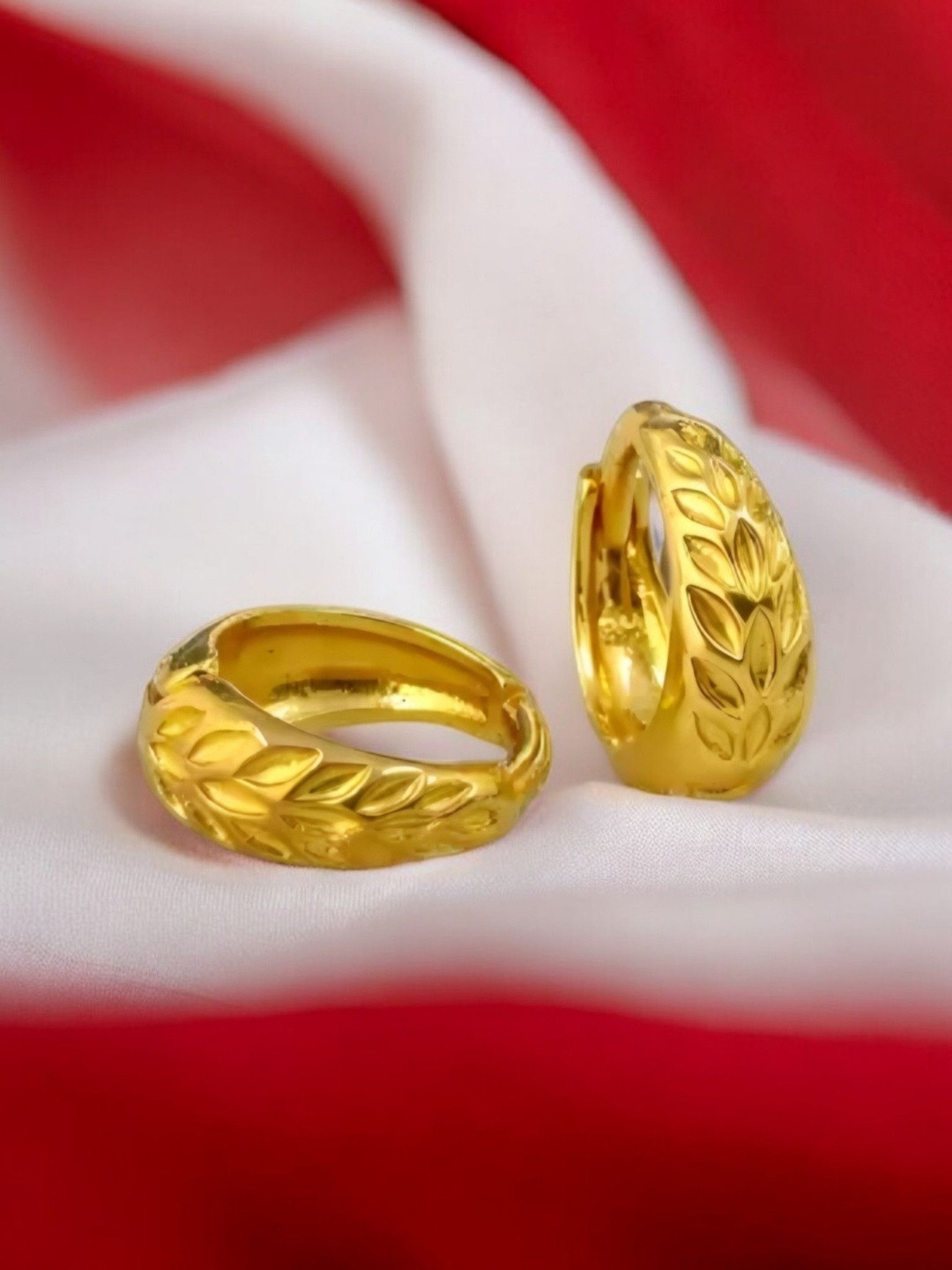 SHREE KRISHNA SHOPPING Unisex Gold-Plated Studs Earrings
