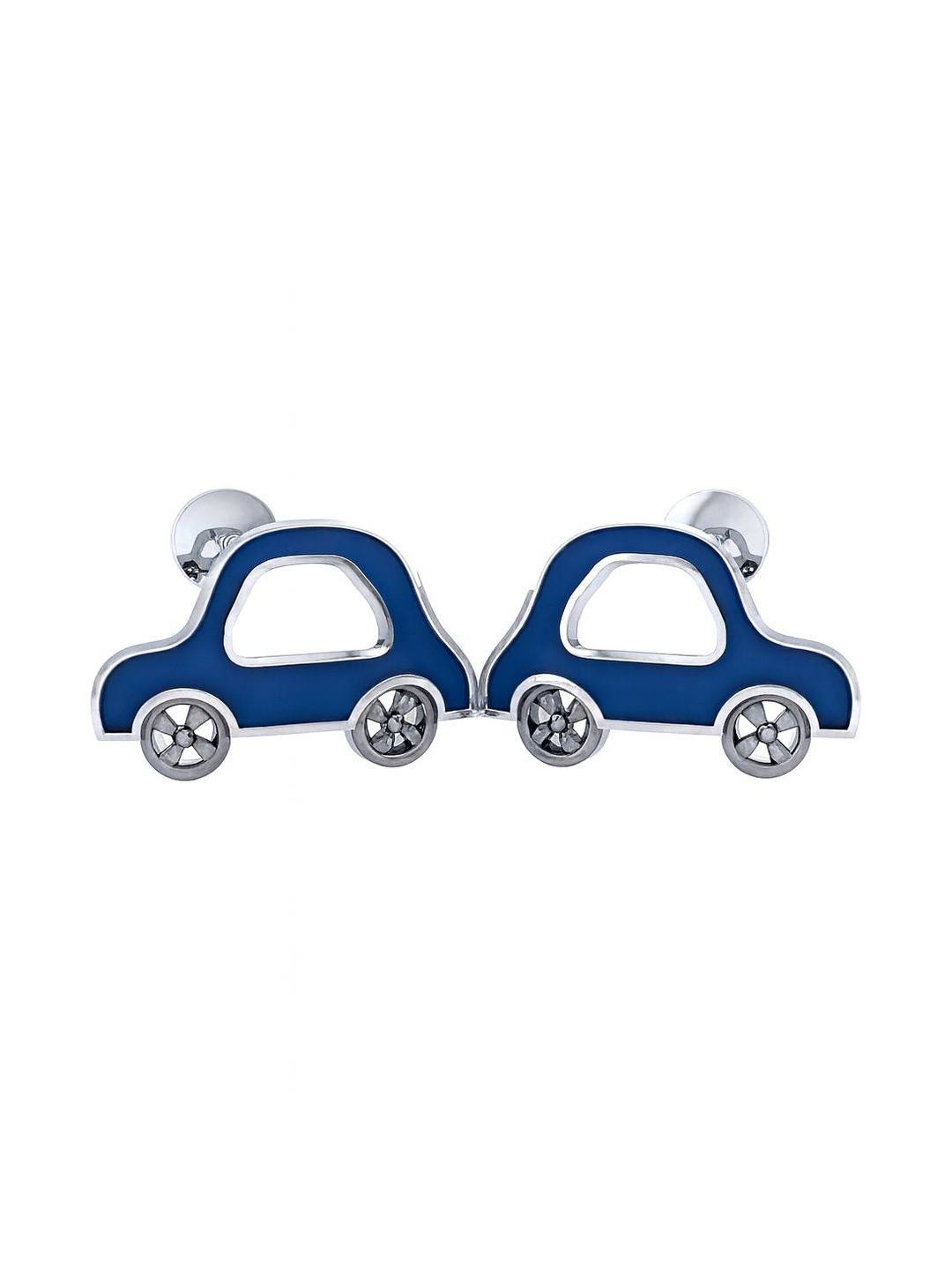 925 SILLER 925 Sterling Silver Rhodium-Plated Car Shaped Studs