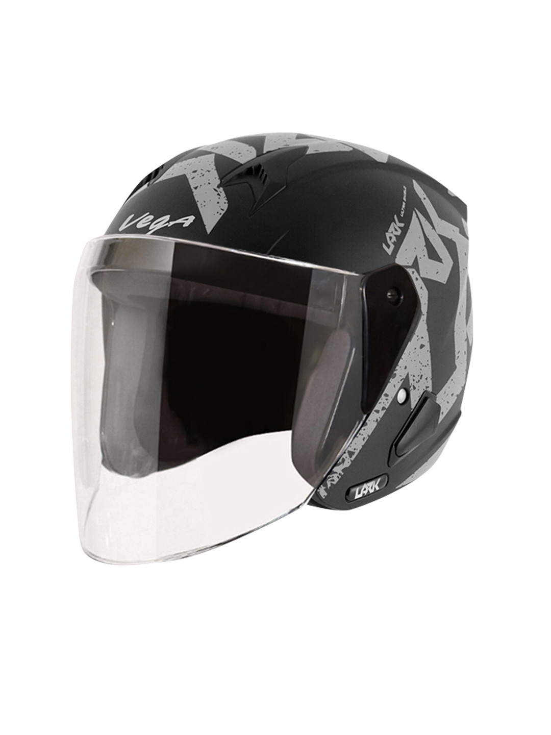 VEGA Lark Victor ISI Certified Lightweight Open Face Helmet for Men and Women