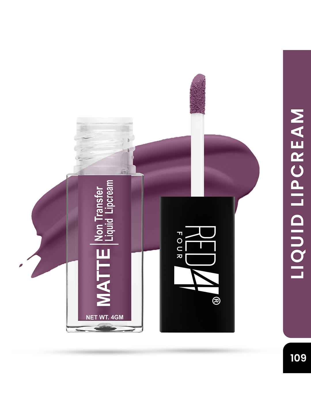 RED 4 Transfer Matte Liquid Lipstick - 4 g- Cherry Fizz