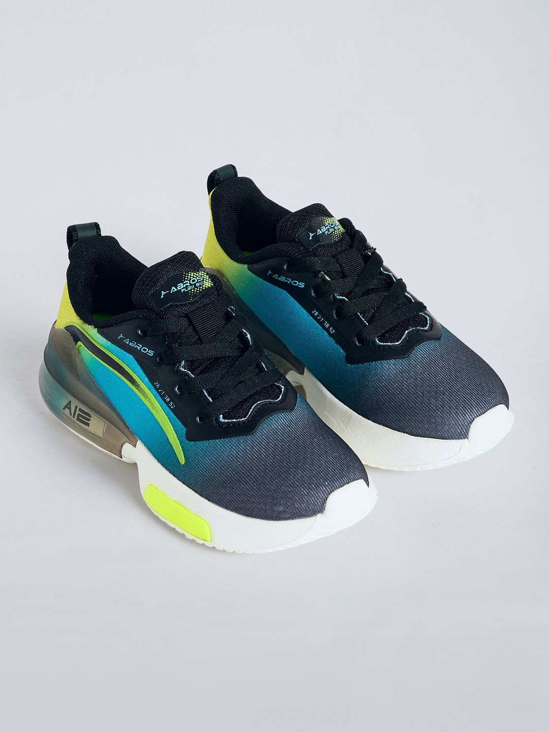 Hopscotch Boys Blue Textile Cricket Non-Marking Shoes