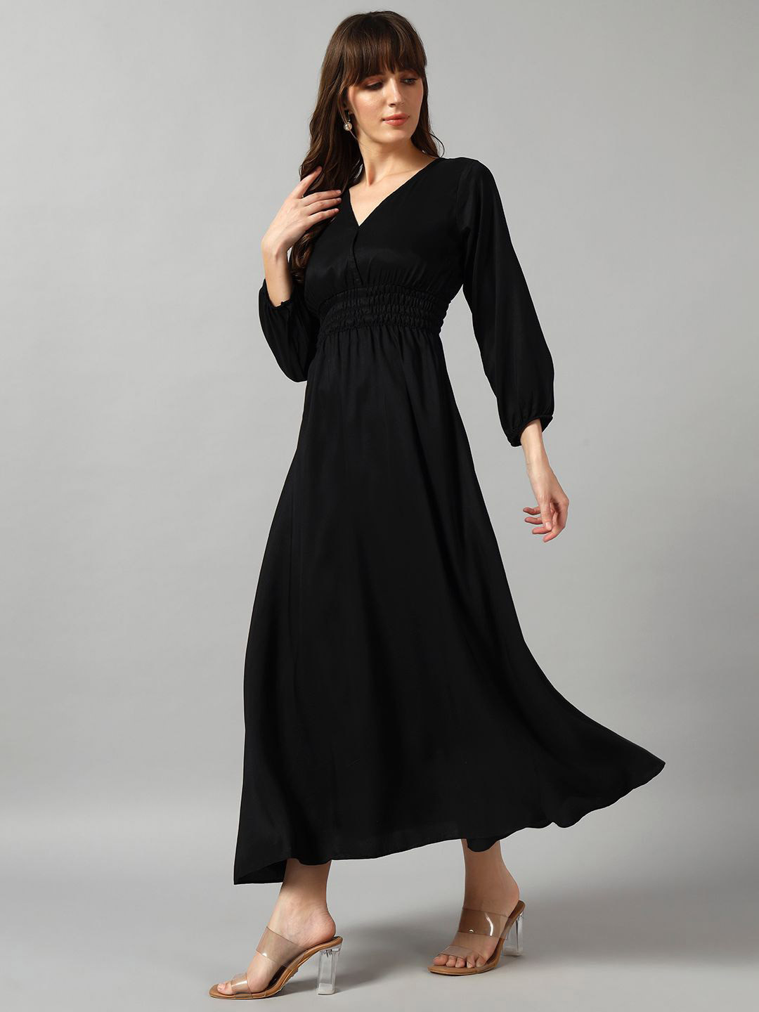 Raiyani Fashion Women Crepe Long Dress